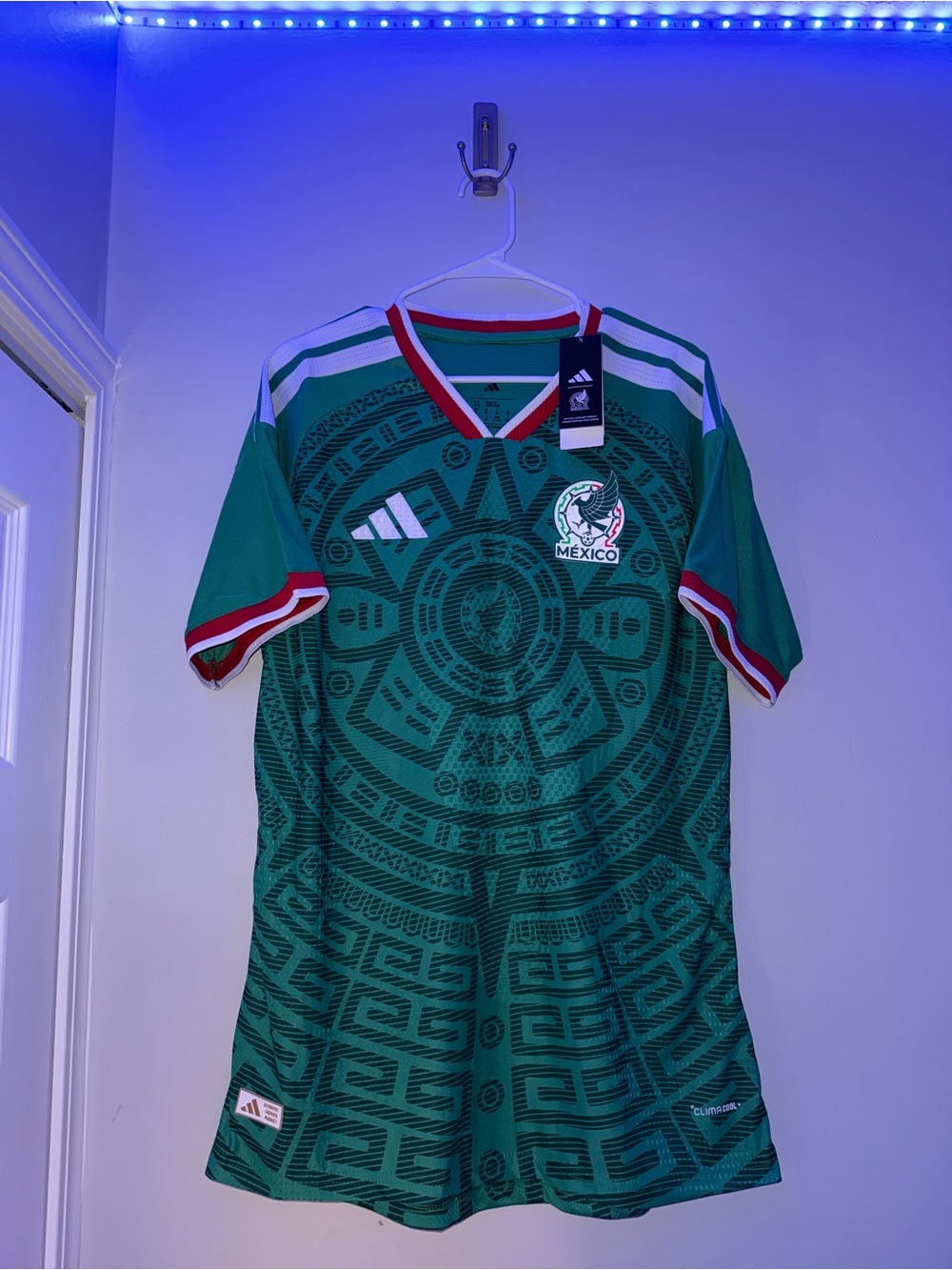 adidas Men’s Mexico Home World Cup Green Jersey 2026 Player Version Size XL